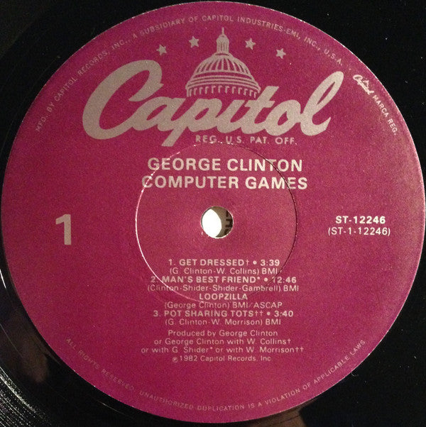 George Clinton : Computer Games (LP, Album, Jac)