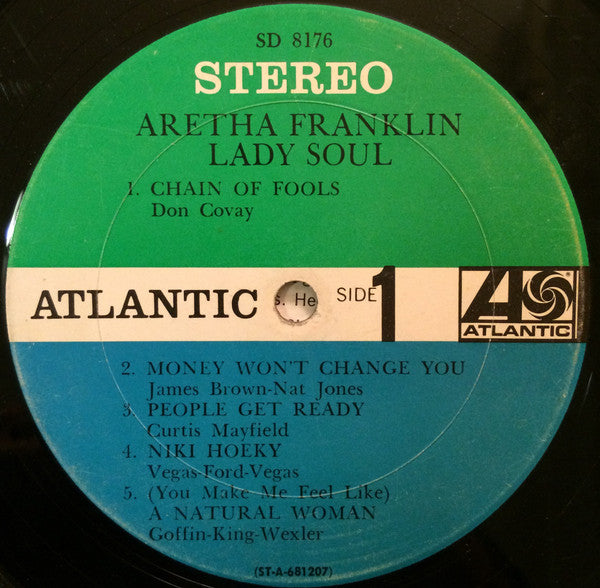 Aretha Franklin : Lady Soul (LP, Album, Pit)