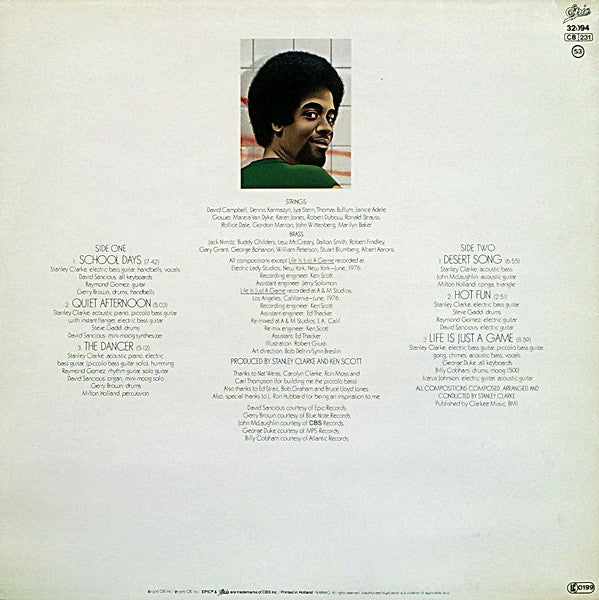 Stanley Clarke : School Days (LP, Album, RE)